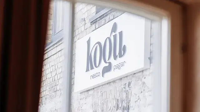 Вывеска ресторана Kogu